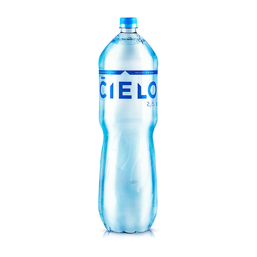 Agua Sin Gas CIELO Botella 2.5 L Paquete 6 un