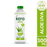 Bebida Aloe KERO Uva Botella 300 ml Paquete 12 un