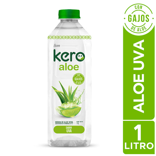 Bebida Aloe KERO Uva Botella 1 L Paquete 6 un