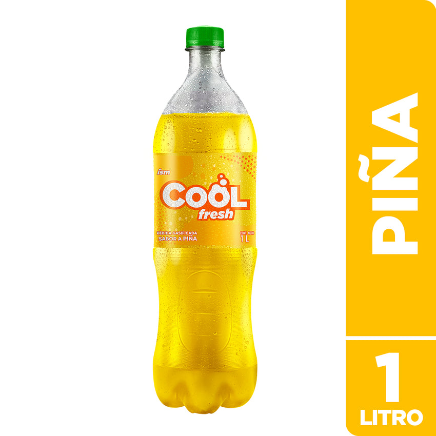 Gaseosa COOL FRESH Piña Botella 1 L Paquete 12 un