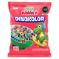 Cereal Delikranch Dinokolor 18gr Tira 12 un