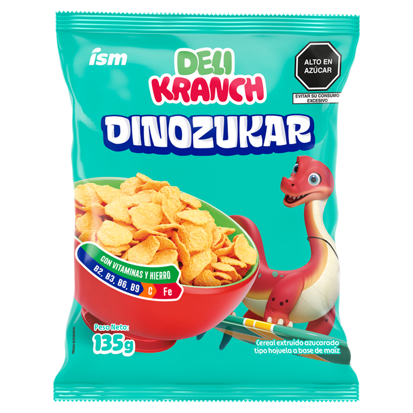 Cereal DELIKRANCH Dinozucar 135gr