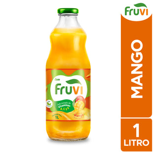 Bebida de Fruta FRUVI Mango Botella 1000 ml Paquete 6 un