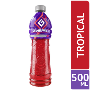 Bebida Hidratante GENERADE Tropical Botella 500 mL Paquete 12 un