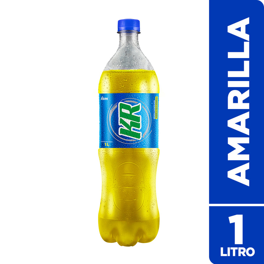 Gaseosa Kola Real Amarilla Botella 1 L Paquete 12 un
