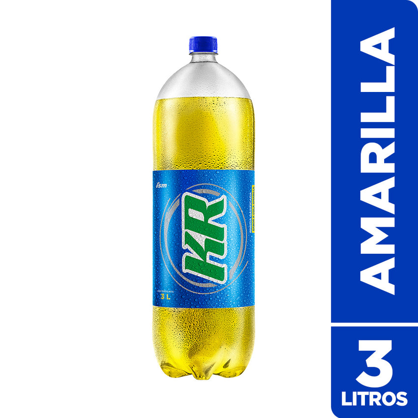 Gaseosa Kola Real Amarilla Botella 3 L Paquete 4 un