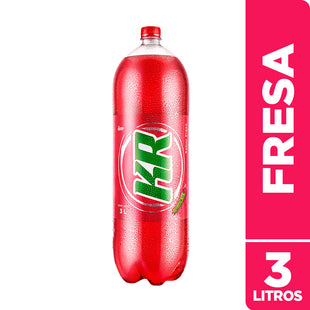 Gaseosa Kola Real Fresa Botella 3 L Paquete 4 un