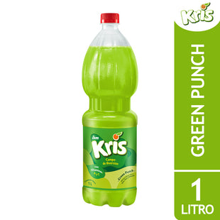 Jugo de Fruta KRIS GREEN PUNCH Botella 1 L Paquete 12 un