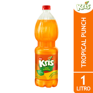 Jugo de Fruta KRIS TROPICAL PUNCH Botella 1 L Paquete 12 un
