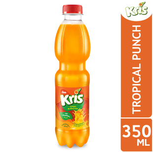 Jugo de Fruta KRIS TROPICAL PUNCH  Botella 350 ml Paquete 15 un