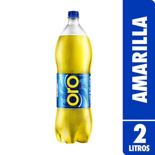 Gaseosa ORO Amarilla Botella 2 L Paquete 6 un