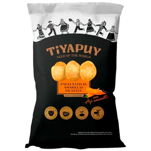 Papas Nativas Amarillas Picante TIYAPUY 30gr Tira 6 un