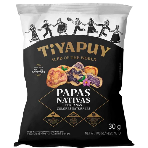 Papas Nativas Mixtas TIYAPUY 30gr Tira 6 un