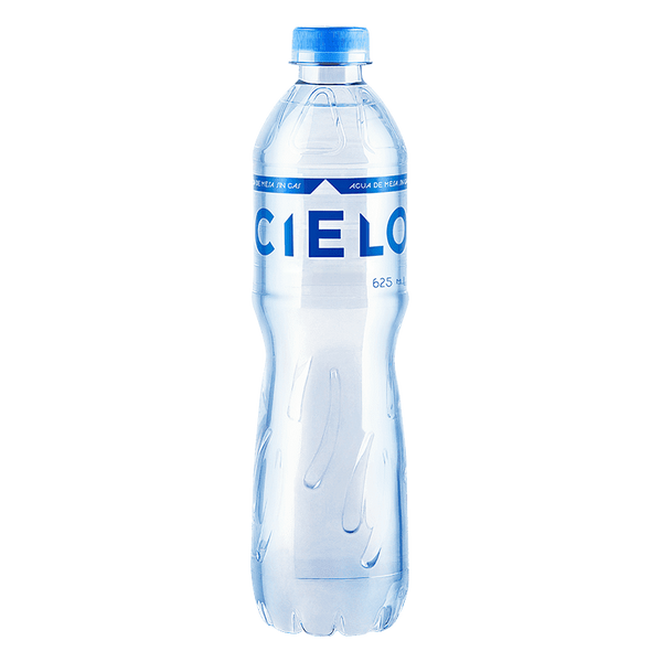 Agua Sin Gas CIELO Botella 625 ml Paquete 15 un