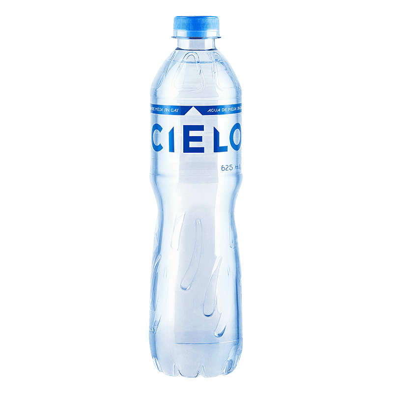 Agua Sin Gas CIELO Botella 625 ml Paquete 15 un