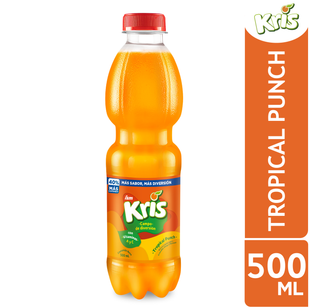 Jugo de Fruta KRIS TROPICAL PUNCH Botella 500 ml Paquete 12 un